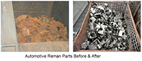Automotive Reman Parts Before & After